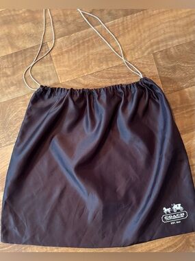 Coach Leatherware drawstring dust bag 24” Wide x 19” Length